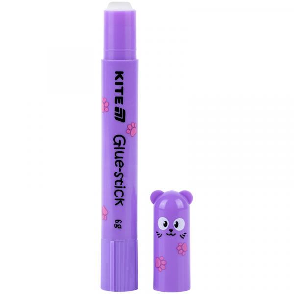 Клей-олівець PVP, 6 г з фігурним ковпачком Kite