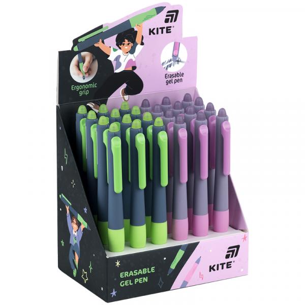 Ручка гелева автоматична "пиши-стирай", синя