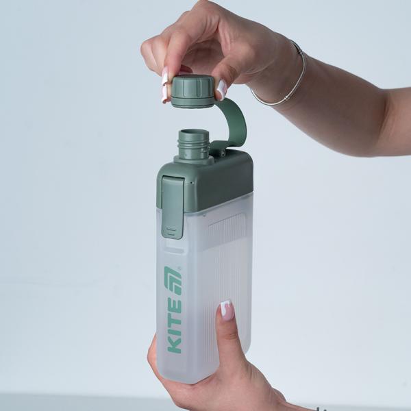 Пляшка для води, 450 мл, зелена