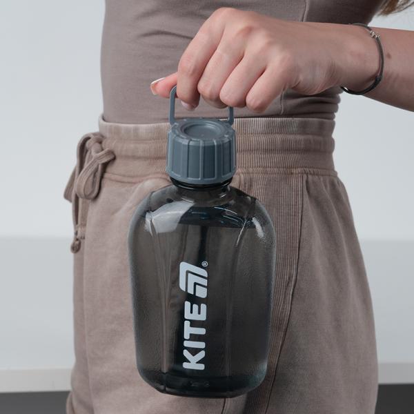 Пляшка для води, 650 мл, сіра