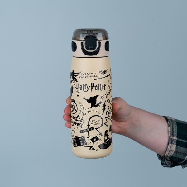 Термос з трубочкою 600мл, HP