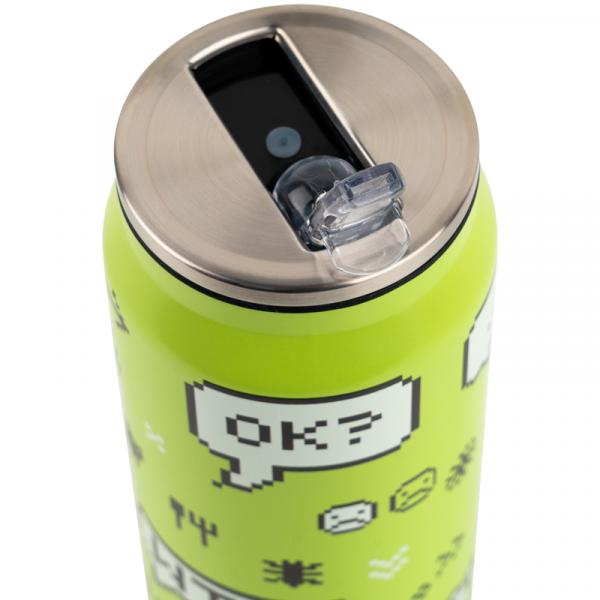 Термочашка з трубочкою, 500мл, Game over