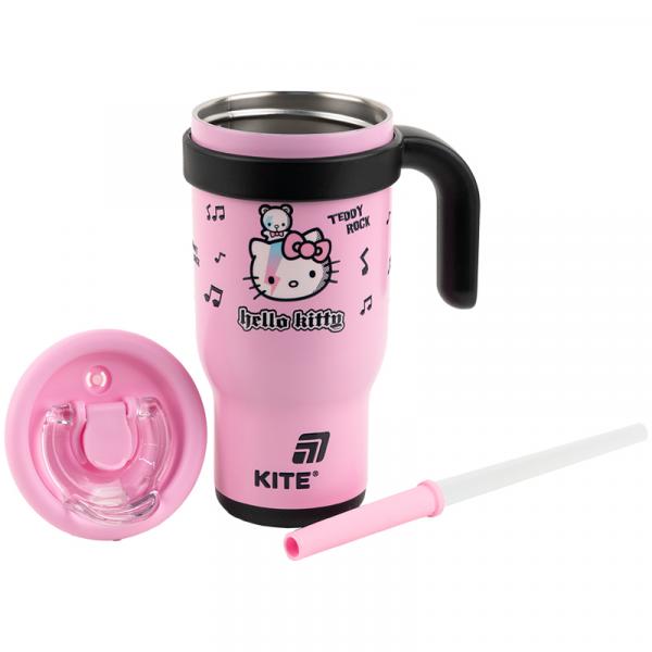 Термокружка з трубочкою, 530мл, HK