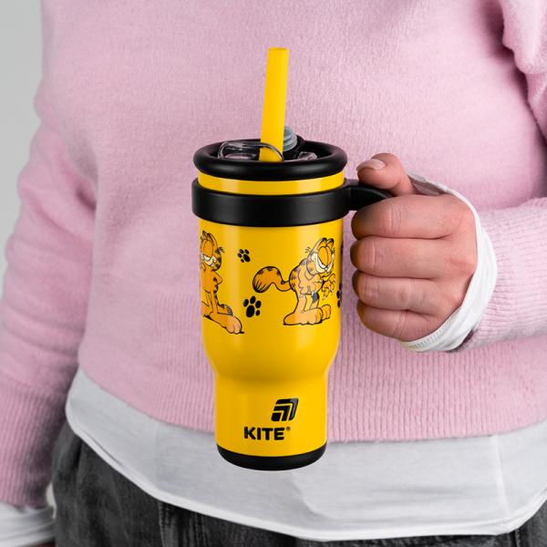 Термокружка з трубочкою, 530мл, GF