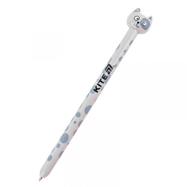 Ручка кулькова автоматична Funny cat, синя