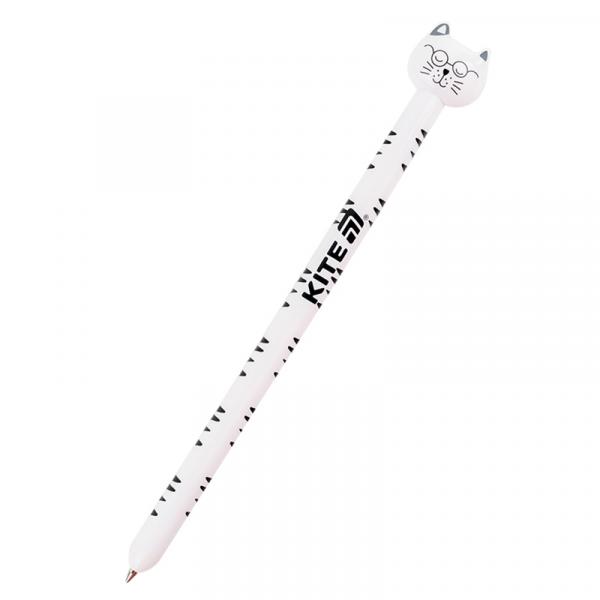 Ручка кулькова автоматична Funny cat, синя