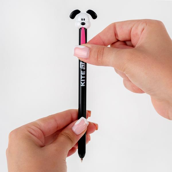 Ручка кулькова автоматична Little puppy, синя