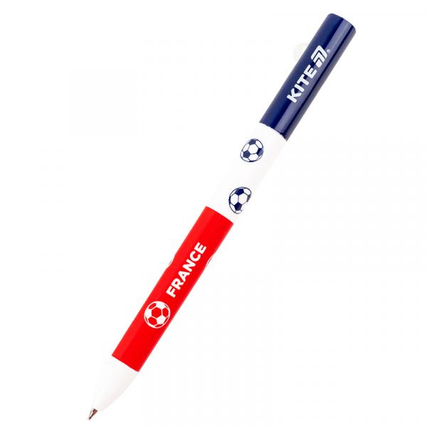 Ручка кулькова автоматична Football nations, синя