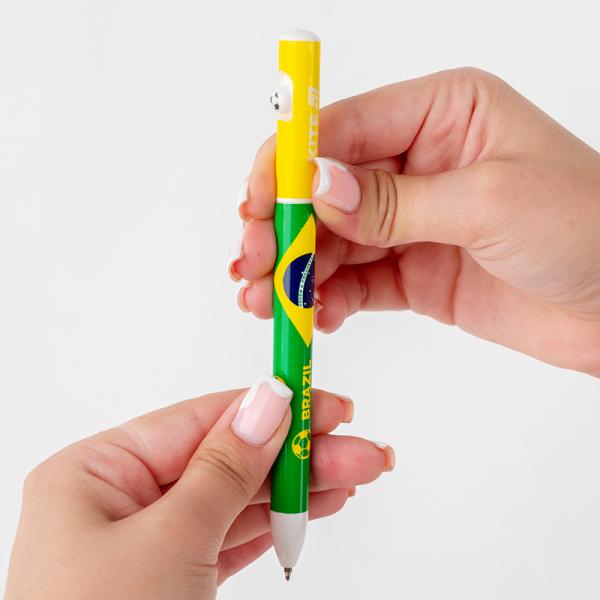 Ручка кулькова автоматична Football nations, синя