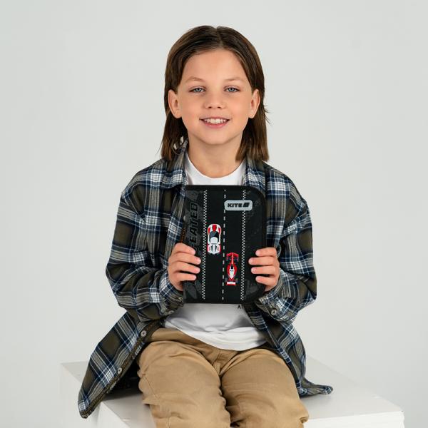 Пенал Kite 1 від., 1 відв., без наповнення 621 Race&Win