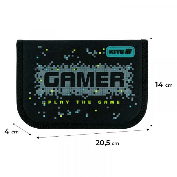 Пенал Kite 1 від., 1 відв., без наповнення 621 Play the Game