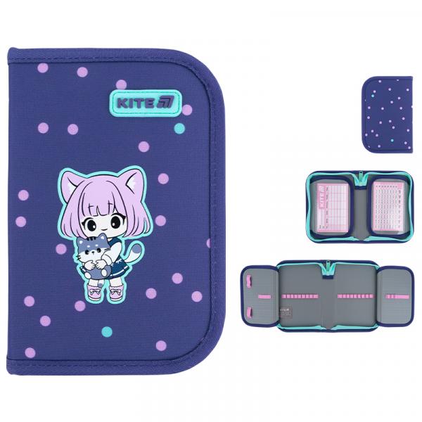 Пенал Kite 1 від., 2 відв., без наповнення 622 Be Friends