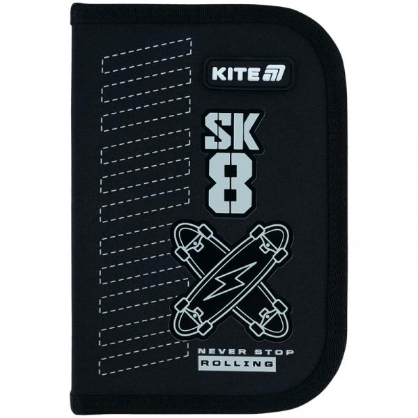 Пенал Kite 1 від., 2 відв., без наповнення 622 Skate