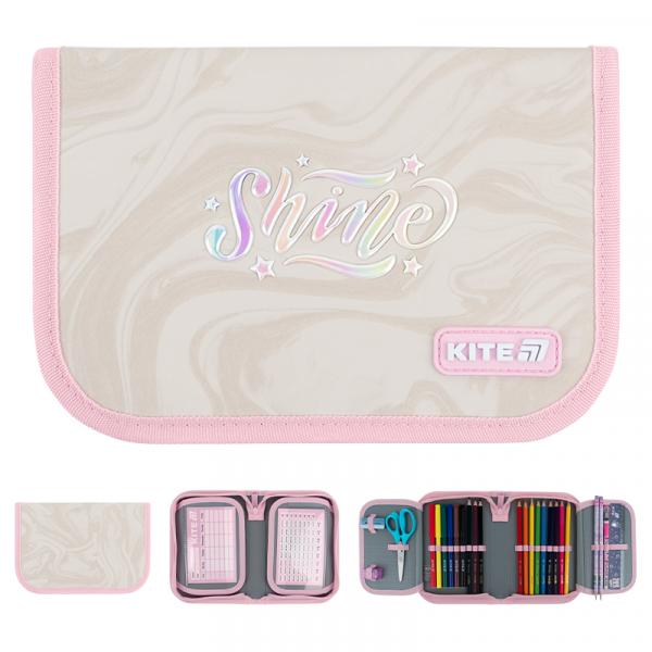 Пенал Kite 1 від., 2 відв., з наповненням 622H Dazzling