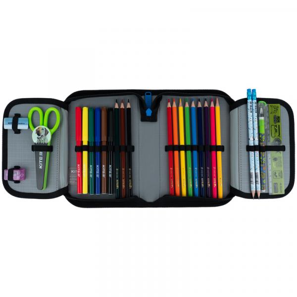 Пенал Kite 1 від., 2 відв., з наповненням 622H Level UP