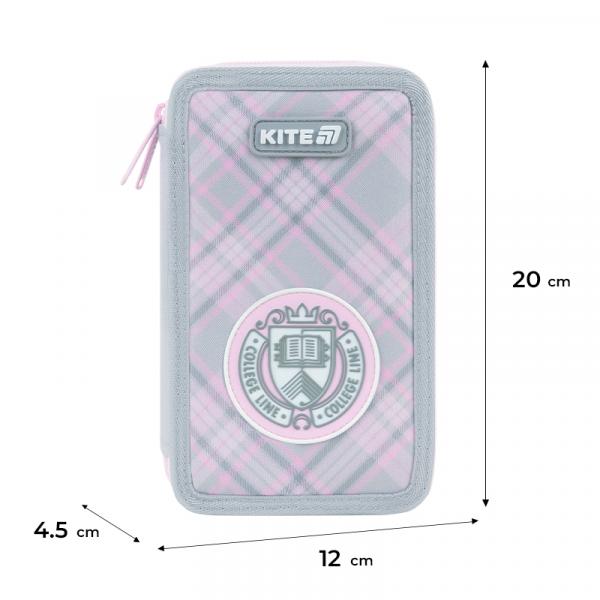 Пенал Kite 2 від., без наповнення 623 College Line
