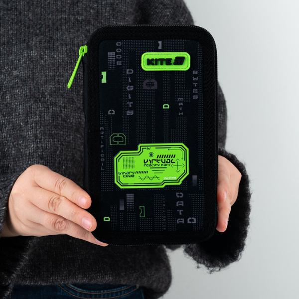 Пенал Kite 2 від., без наповнення 623 Digital