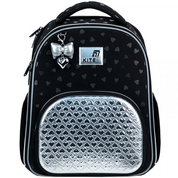 Рюкзак Kite Education каркасний 556 Black&Silver