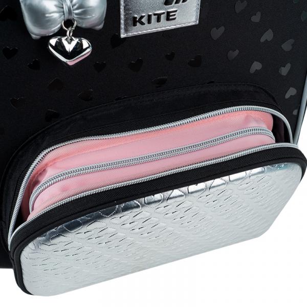 Рюкзак Kite Education каркасний 556 Black&Silver