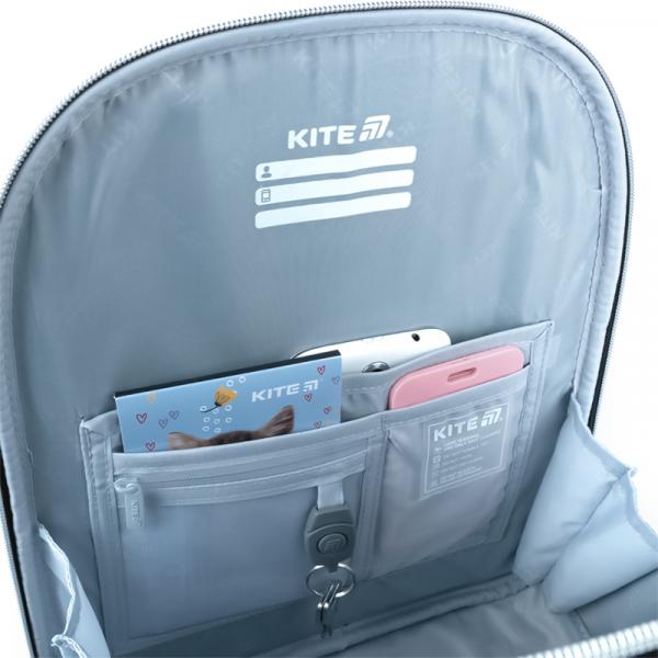 Рюкзак Kite Education каркасний 556 Black&Silver