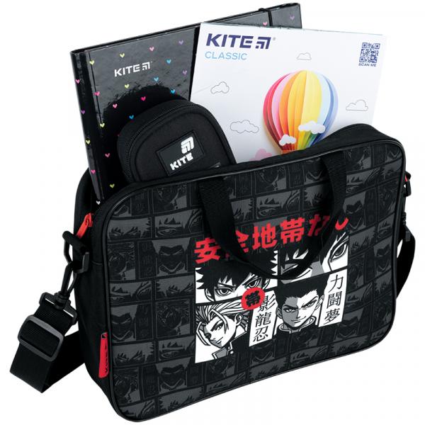 Шкільна текстильна сумка Kite A4, 1 від., 589 Anime