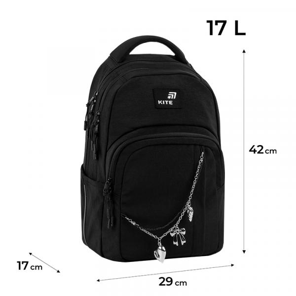Рюкзак Kite Education teens 2578M Black&Charm