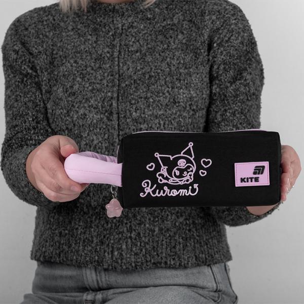 Пенал Kite 2703 HK-2 чорно-рожевий