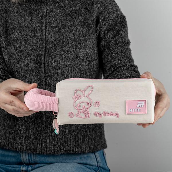 Пенал Kite 2703 HK-3 бежево-рожевий