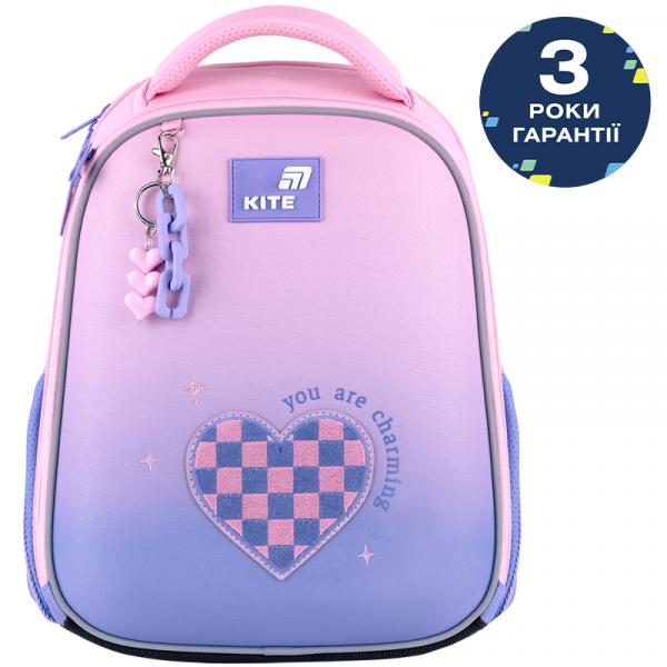 Набір рюкзак + пенал + сумка для взуття Kite 555 Charming