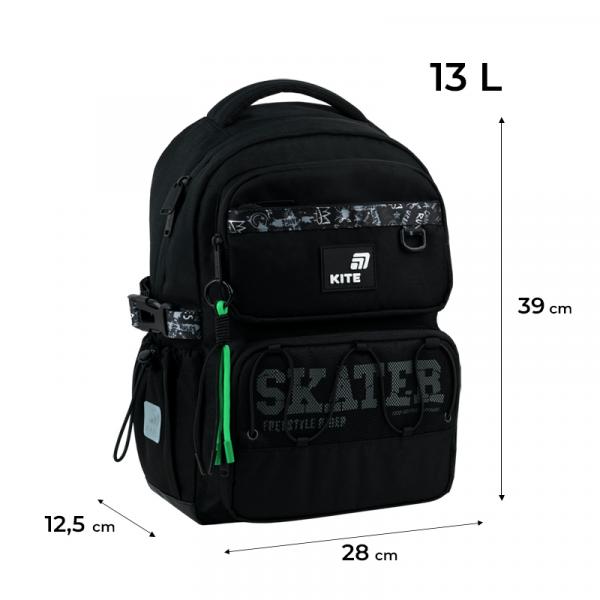 Набір рюкзак + пенал + сумка для взуття Kite 1022 Skater