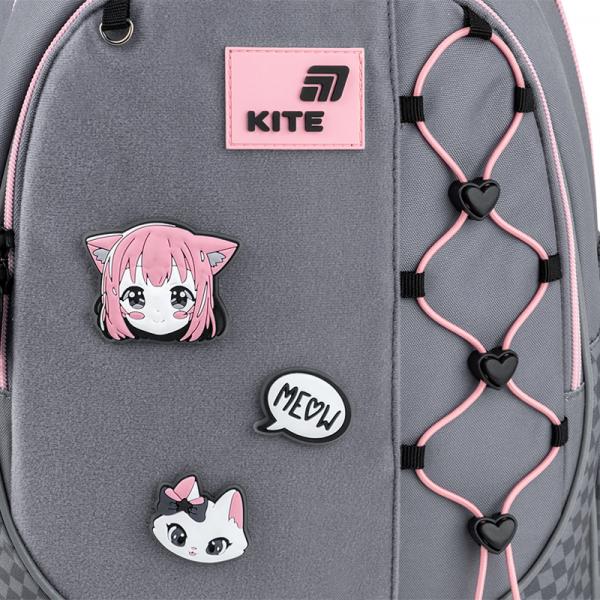 Набір рюкзак + пенал + сумка для взуття Kite 700 Meow