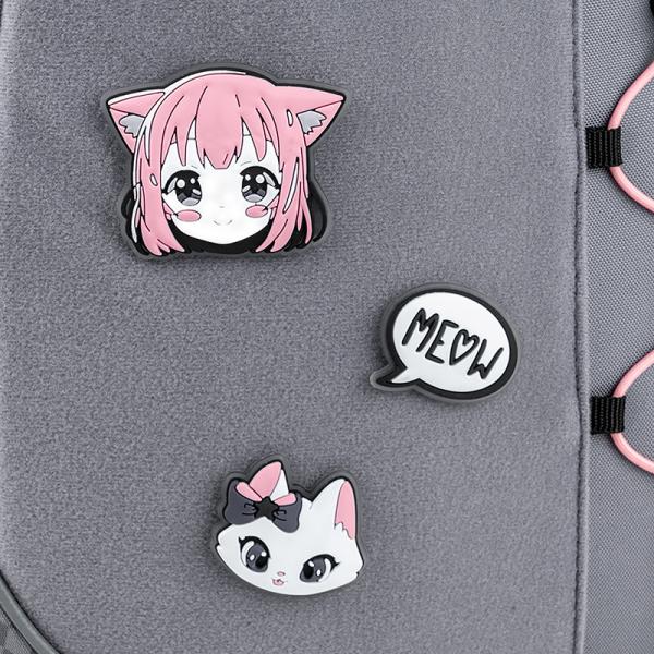 Набір рюкзак + пенал + сумка для взуття Kite 700 Meow