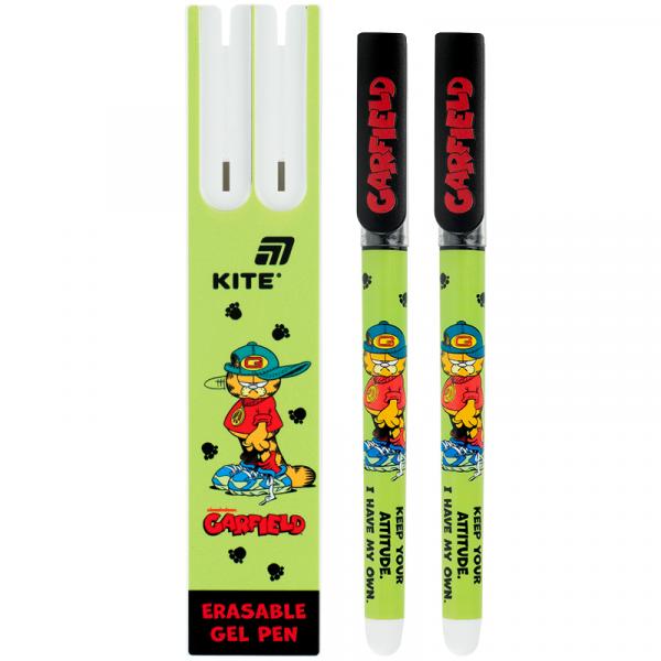 Ручка гелева "пиши-стирай", 2шт у пеналі, GF, синя