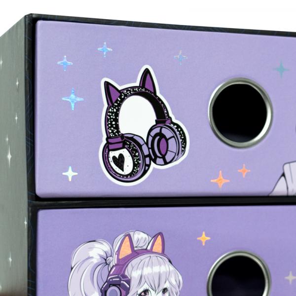 Органайзер настільний, 4 предмети, картон, Anime Dream