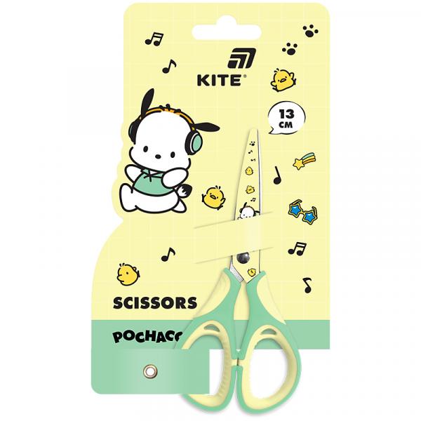 Ножиці дитячі з гум. вставками, малюнок на лезах, 13см PC