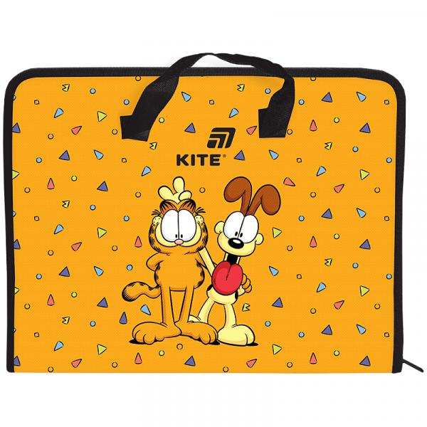 Папка-портфель на блискавці, 1 відділ., A4, GF