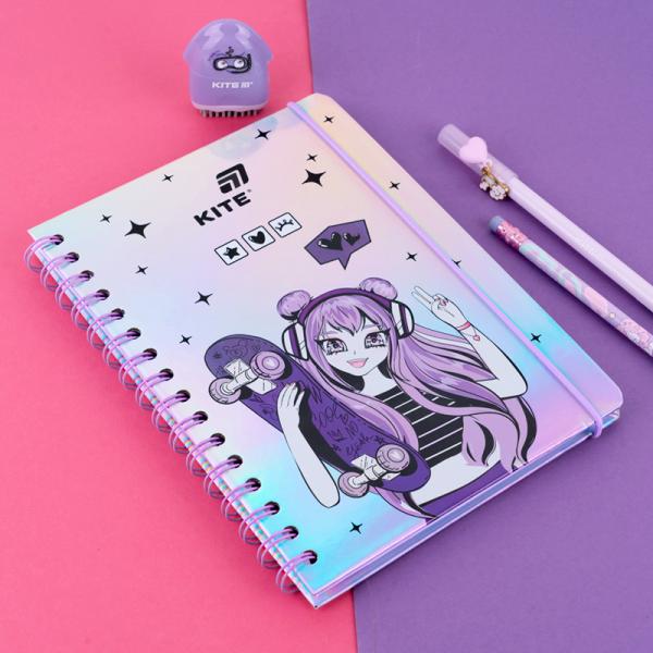 Блокнот на спіралі А5, 80 арк., кл., Anime Dream