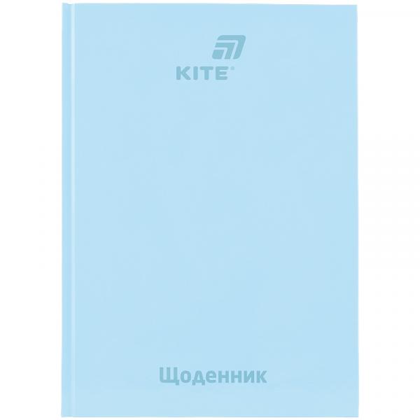 Щоденник шкільний, тверда обкл, світло блактиний