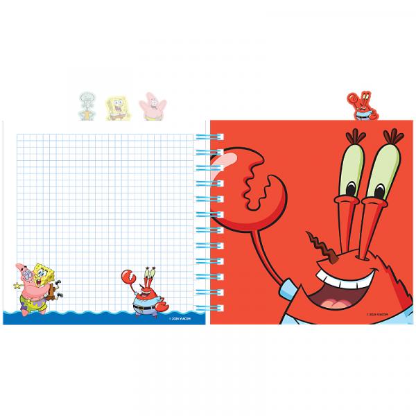 Блокнот з розділювачами на спіралі пл. обкл., 80 арк.,кл.,SB