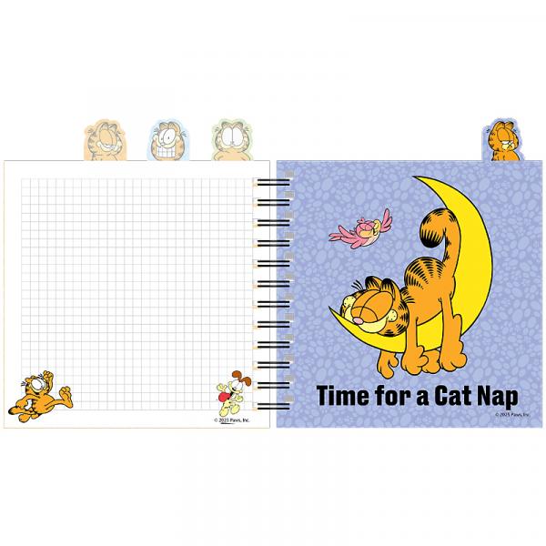 Блокнот з розділювачами на спіралі пл. обкл., 80 арк.,кл.,GF