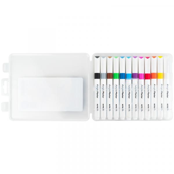 Маркери акрилові Jumbo, 12шт Kite Creative