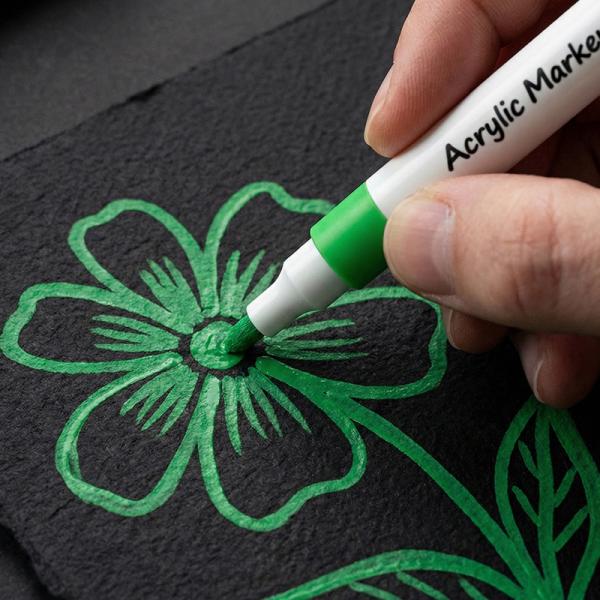 Маркери акрилові Jumbo, 12шт Kite Creative