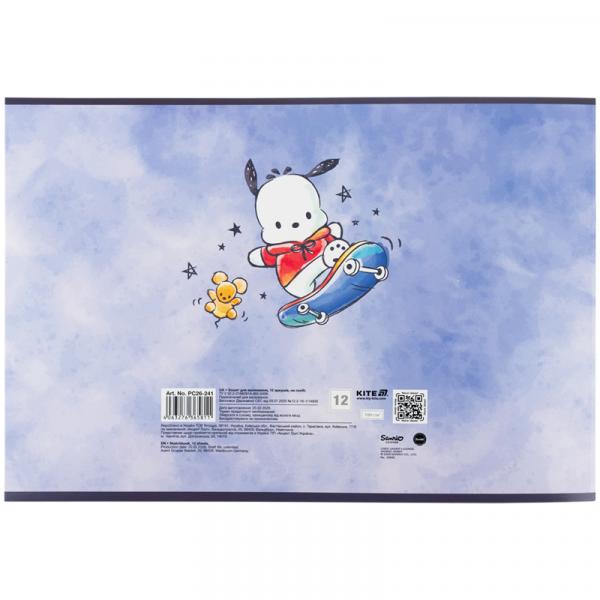 Зошит для малювання, 12 арк., скоба, гібр. лак + УФ лак,  PC