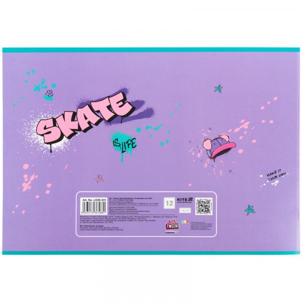 Зошит для малювання, 12 арк., скоба, гібр. лак + УФ лак,  LO