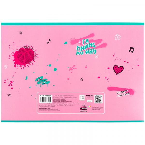 Зошит для малювання, 12 арк., скоба, гібр. лак + УФ лак,  LO