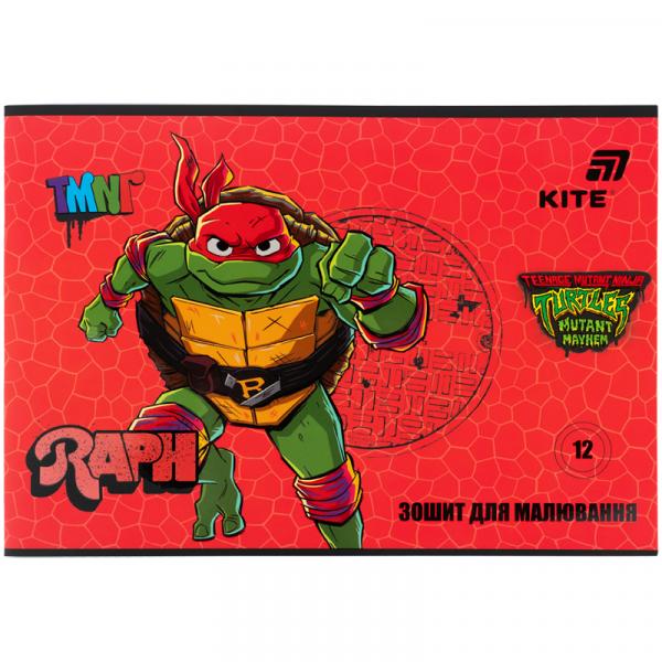 Зошит для малювання, 12 арк., скоба, гібр. лак + УФ лак,  NT