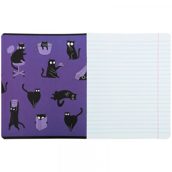 Зошит 12 арк., лін., софт тач + УФ лак об'ємний, Kite OC