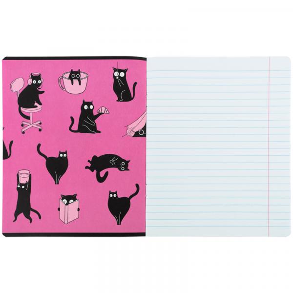 Зошит 12 арк., лін., софт тач + УФ лак об'ємний, Kite OC