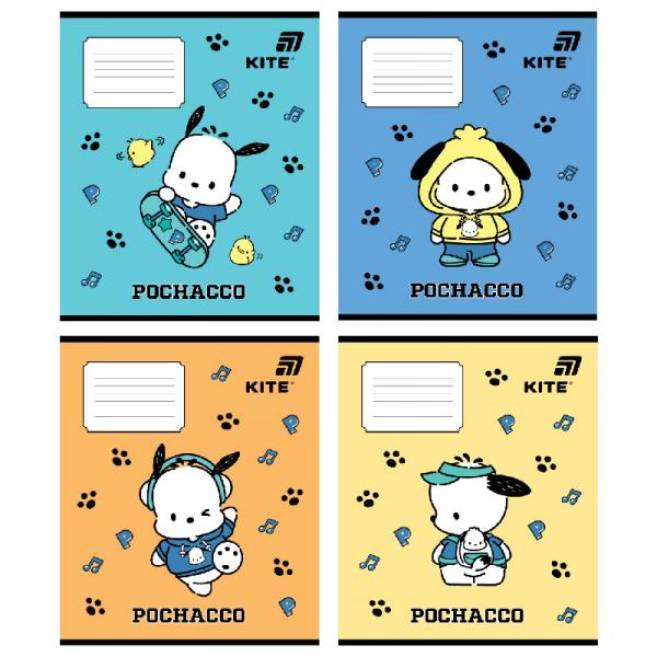 Зошит 12 арк., кос., софт тач + УФ лак об'ємний, PC