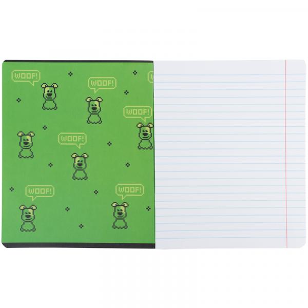 Зошит 18 арк., лін., софт тач + УФ лак об'ємний, Kite OC